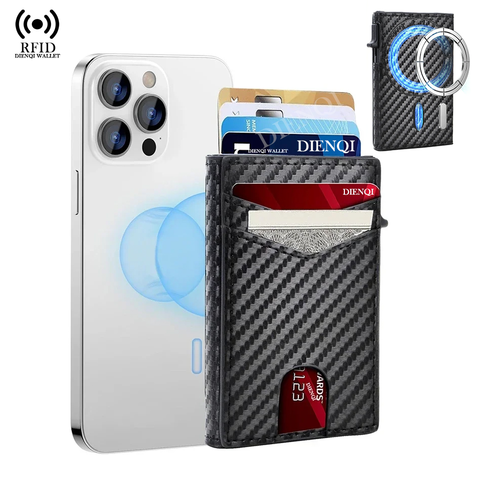 Phone Accessories Names - 휴대용 명함 홀더 마그세이프 카본 파이버