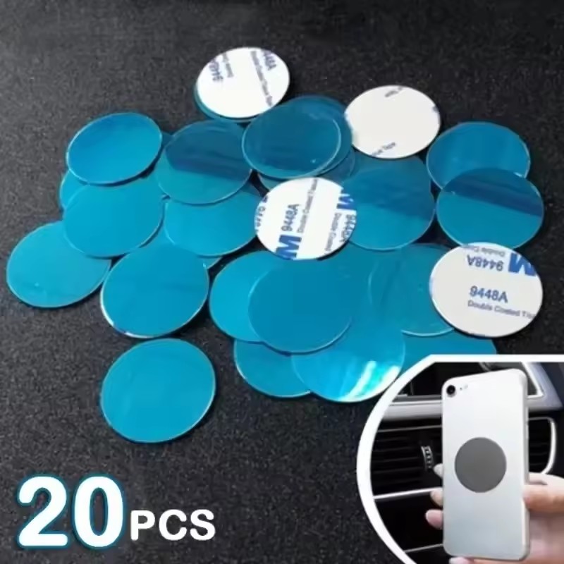 Phone Accessories Useful - 1/50개입 초박형 금속판 스티커, 자석 차량용