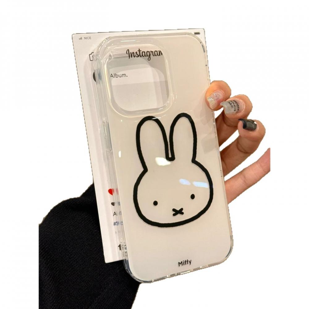 Phone Accessories Background - 미피 카와이 라인 미피 토끼 아이폰11-16