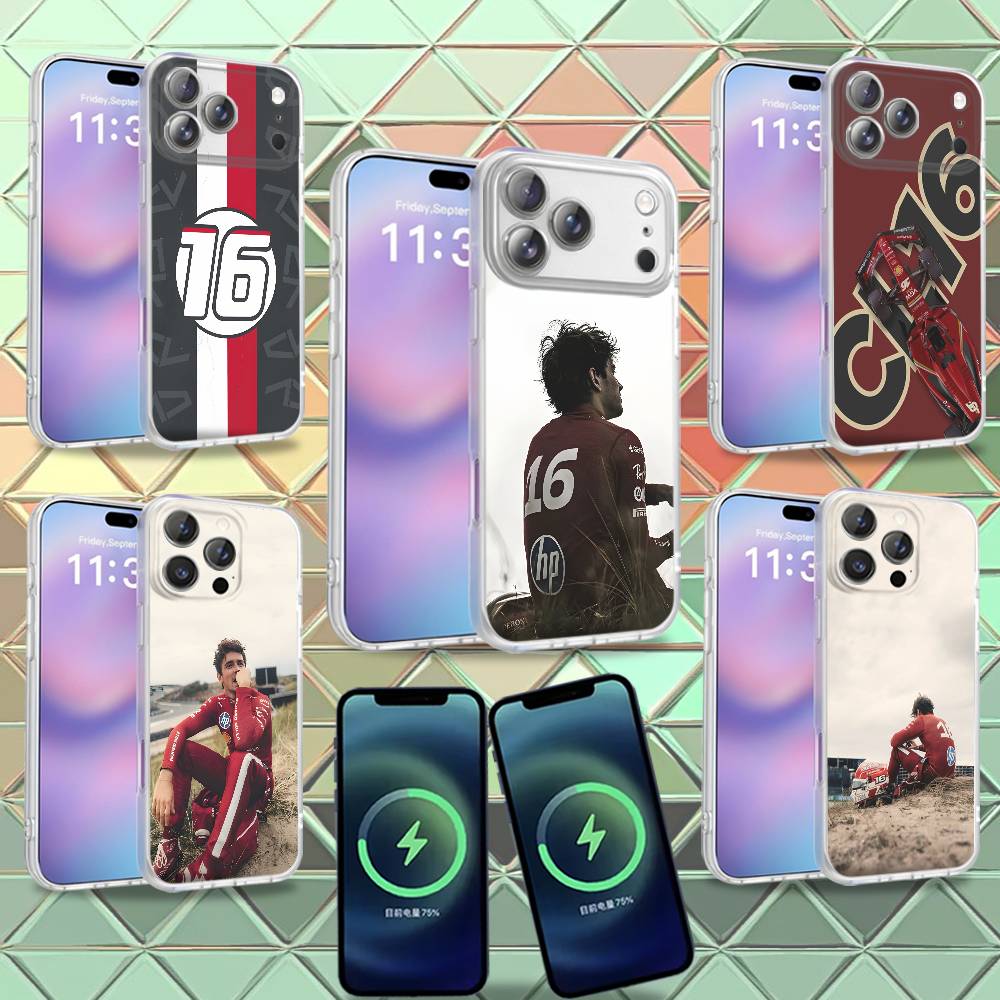 Phone Accessories Logo - Tofosi C- Charles Leclerc 16 아이폰