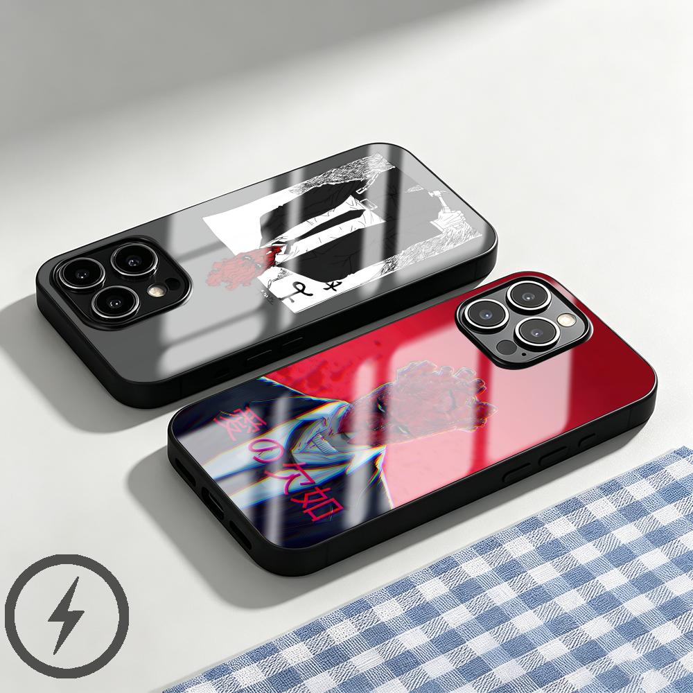 Magnetic Phone Case - 애니메이션 도로헤도로 아이폰 17 16 15