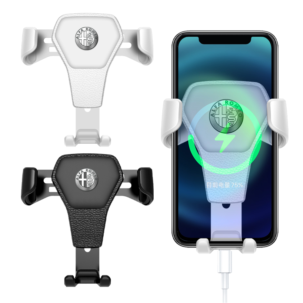 중력 에어벤트 차량용 휴대폰 거치대 알파 로메오 줄리에 - Phone Accessories Logo 리뷰 및 가격