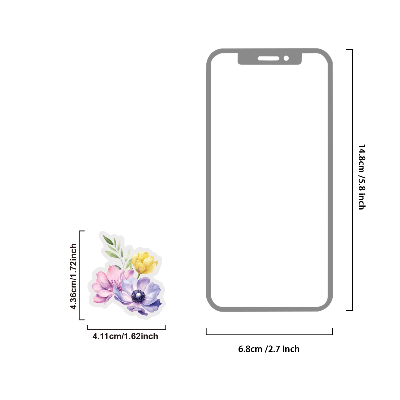 Etori Life Purple Iris 20Pcs 빈 - Phone Accessories Background 리뷰 및 가격