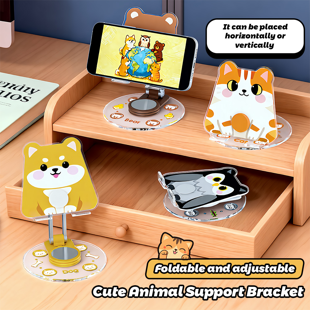 귀여운 동물 모양 휴대폰 거치대 360도 회전 가능 접 - Phone Accessories For Teens 리뷰 및 가격
