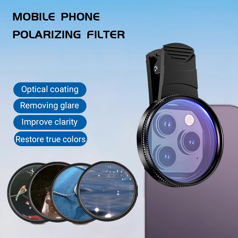 52MM 휴대폰 렌즈 범용 편광판 카메라(클립 카메라  - Phone Accessories Useful 리뷰 및 가격