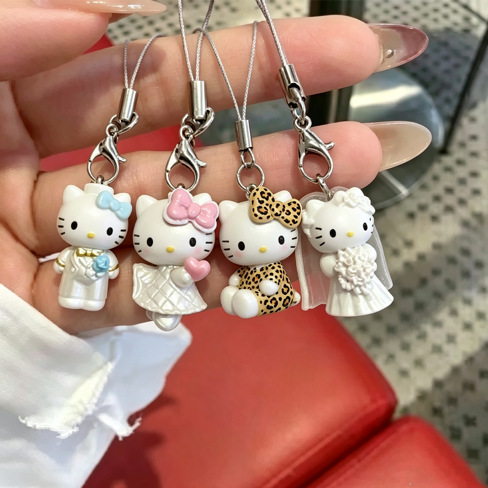 귀여운 3D 헬로키티 휴대폰 액세서리, 키링, 사랑스러 - Phone Accessories Keychain 리뷰 및 가격