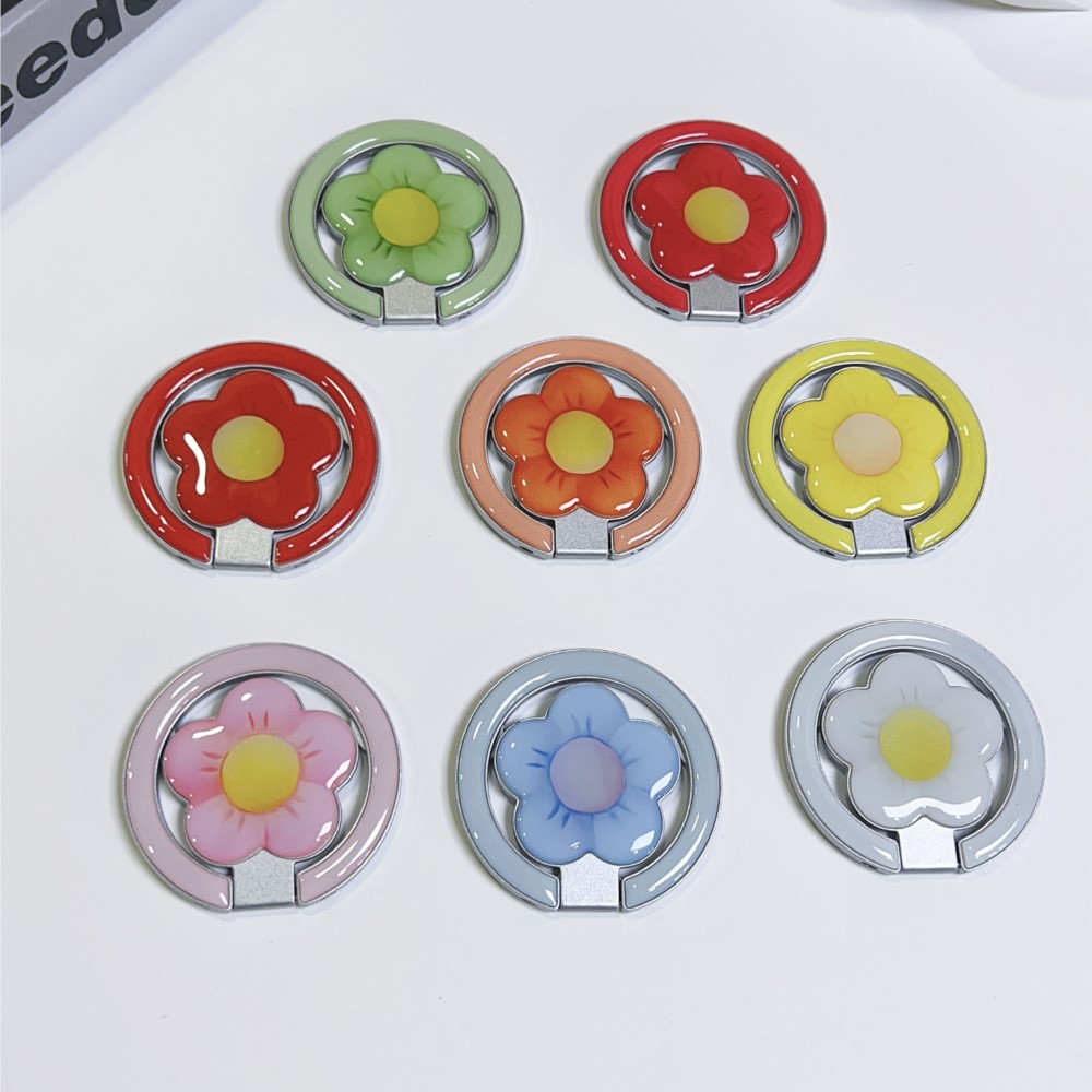 꽃 모양 자석 접이식 킥스탠드 폰 링 홀더 낙하 방지  - Phone Accessories Useful 리뷰 및 가격