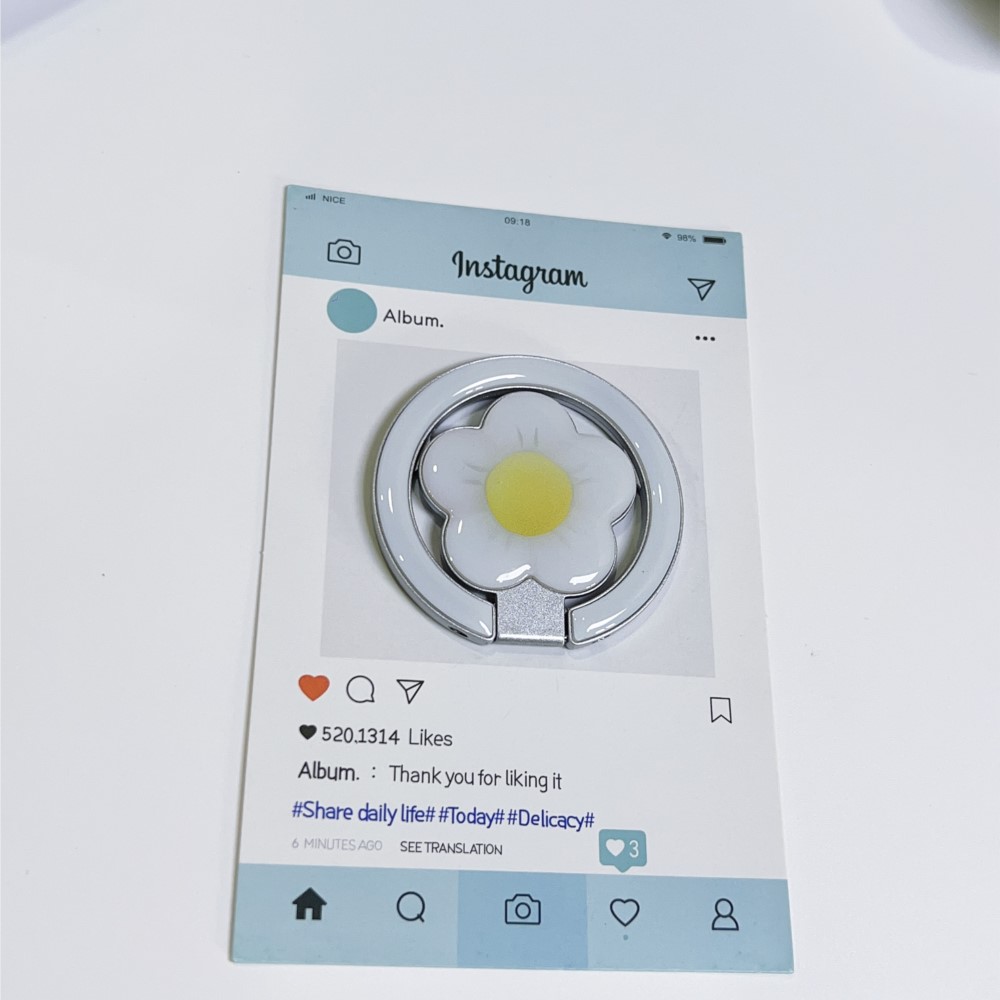 꽃 모양 자석 접이식 킥스탠드 폰 링 홀더 낙하 방지  - Phone Accessories Useful 리뷰 및 가격