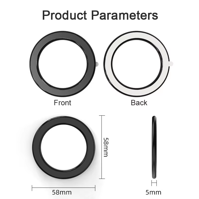 맥세이프 강력 자석 링 폰 홀더 스탠드 접착식 자석 벽 - Phone Accessories Useful 리뷰 및 가격