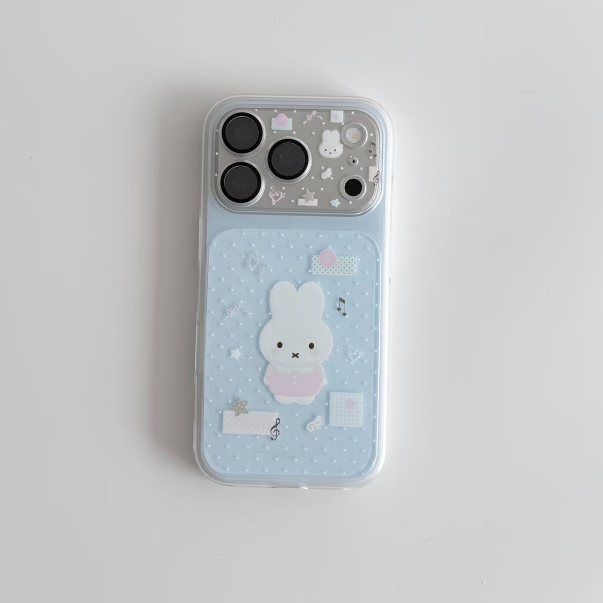 미피 브링 렌즈 필름 부착 가능한 부드럽고 귀여운 파란 - Phone Accessories Background 리뷰 및 가격