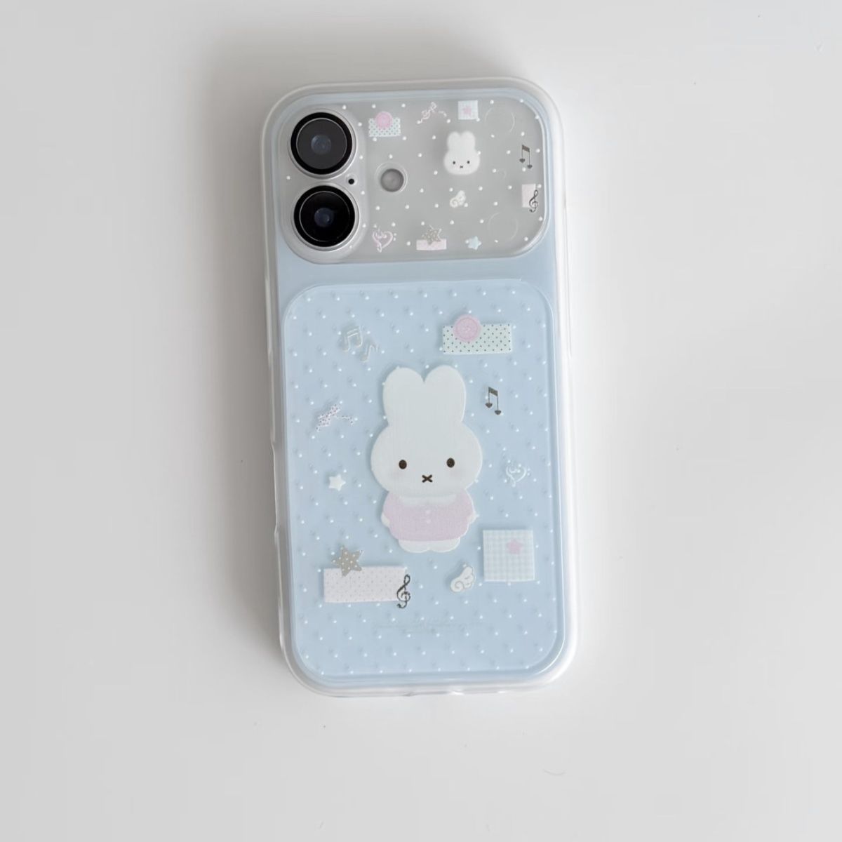 미피 브링 렌즈 필름 부착 가능한 부드럽고 귀여운 파란 - Phone Accessories Background 리뷰 및 가격