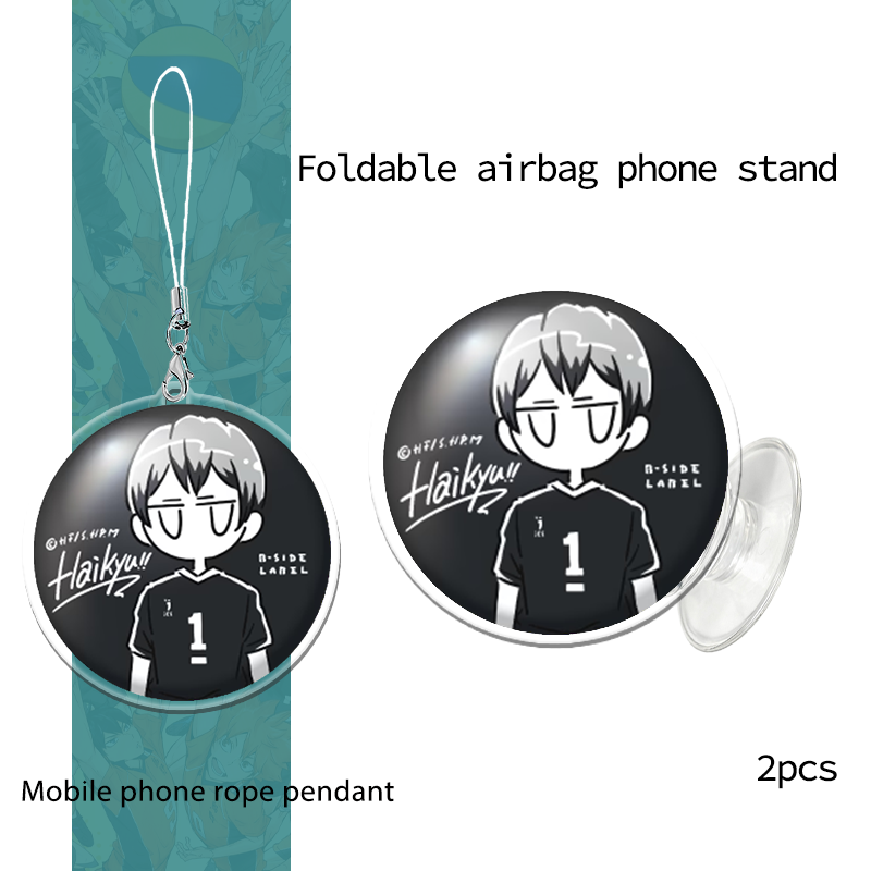 하이큐!! 폰 에어백 스탠드 액세서리 펜던트 키체인 히 - Phone Accessories Keychain 리뷰 및 가격
