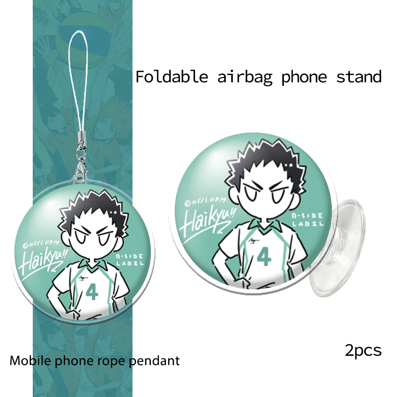 하이큐!! 폰 에어백 스탠드 액세서리 펜던트 키체인 히 - Phone Accessories Keychain 리뷰 및 가격