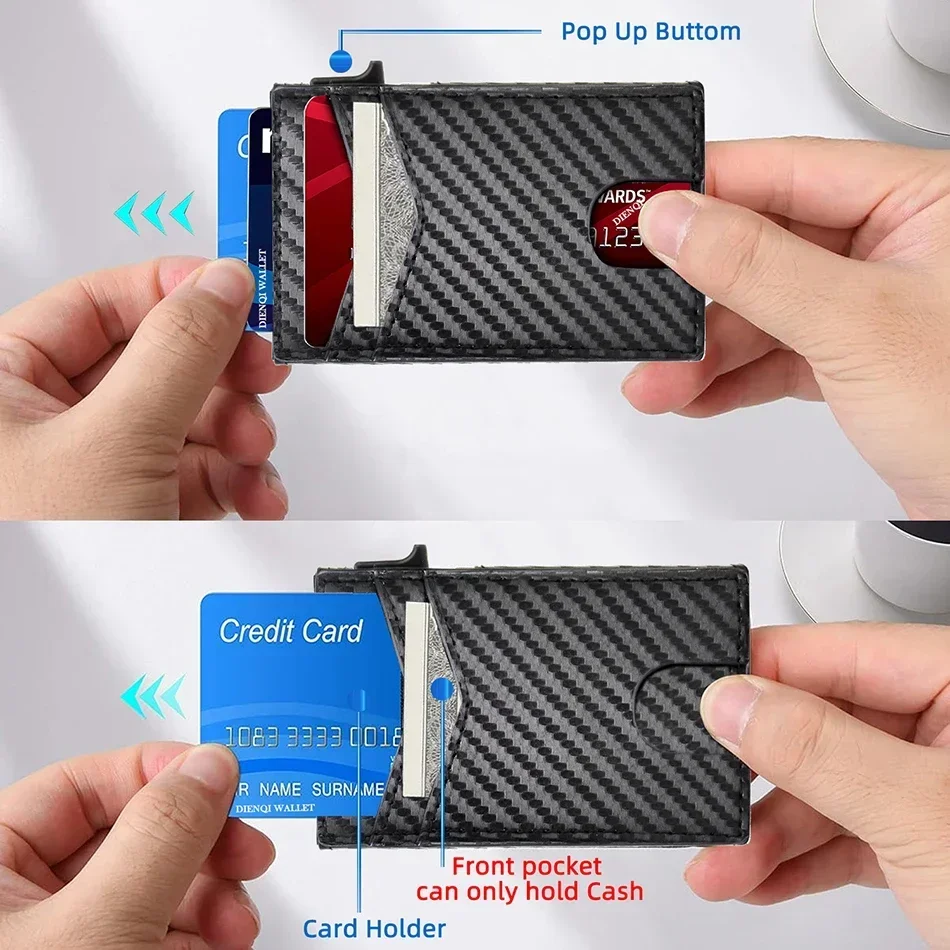 휴대용 명함 홀더 마그세이프 카본 파이버 지갑 남성용  - Phone Accessories Names 리뷰 및 가격
