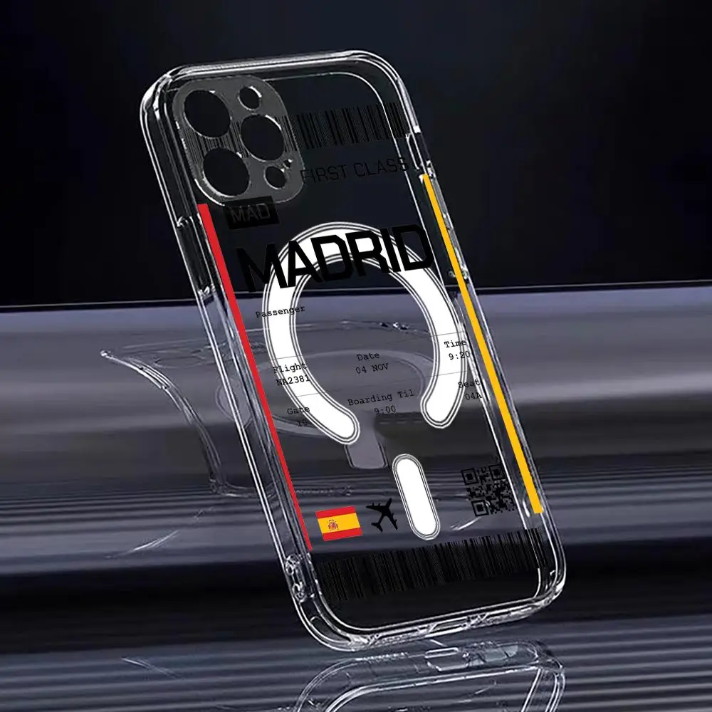 여행용 비행기 티켓 스페인 휴대폰 케이스 아이폰 17  - Magnetic Phone Case 리뷰 및 가격