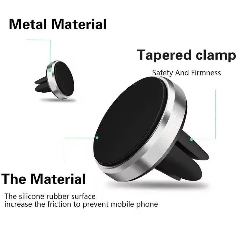 자동차 에어벤트 마그네틱 휴대폰 거치대, 아이폰, 삼성 - Phone Accessories Useful 리뷰 및 가격