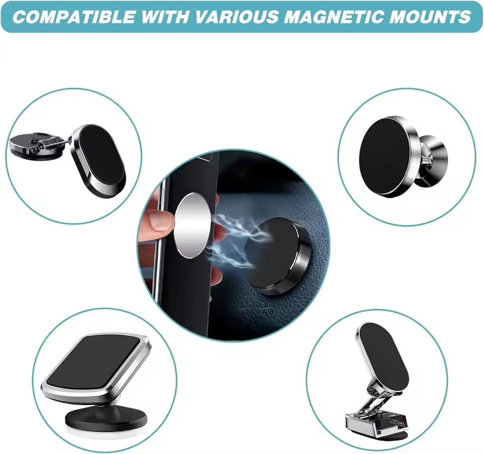 1/50개입 초박형 금속판 스티커, 자석 차량용 휴대폰 - Phone Accessories Useful 리뷰 및 가격