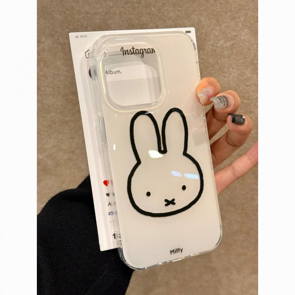 미피 카와이 라인 미피 토끼 아이폰11-16 시리즈 폰 - Phone Accessories Background 리뷰 및 가격