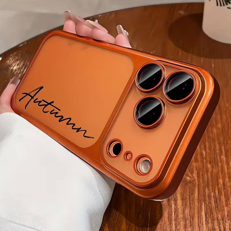 개인 맞춤형 시그니처 이름 투명 프로스트 하드 PC 폰 - Phone Accessories Names 리뷰 및 가격