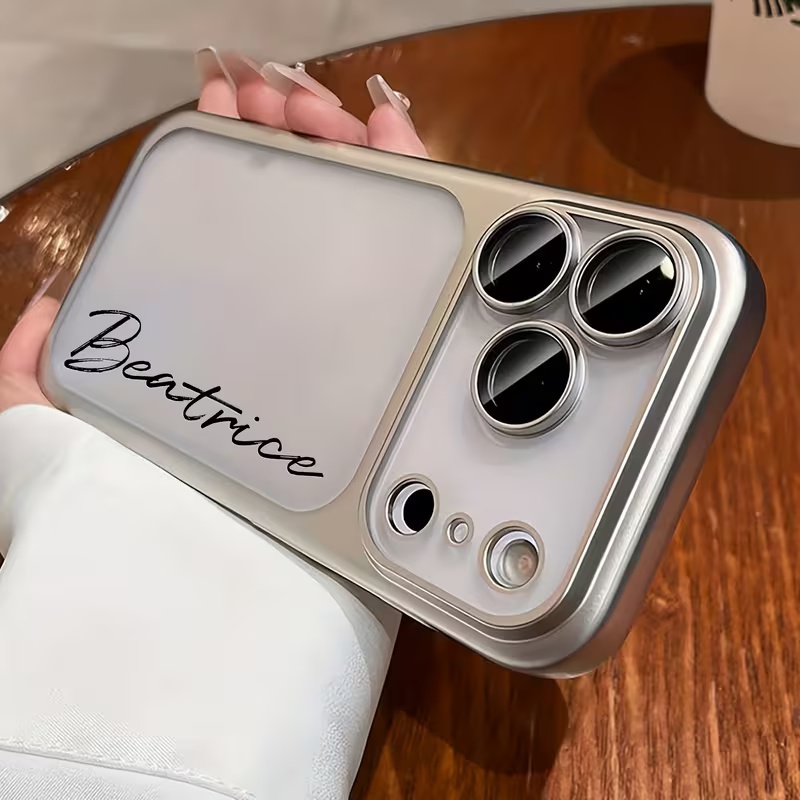 개인 맞춤형 시그니처 이름 투명 프로스트 하드 PC 폰 - Phone Accessories Names 리뷰 및 가격