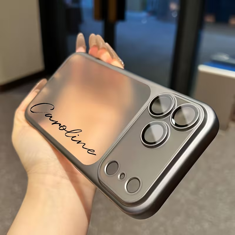 개인 맞춤형 시그니처 이름 투명 프로스트 하드 PC 폰 - Phone Accessories Names 리뷰 및 가격