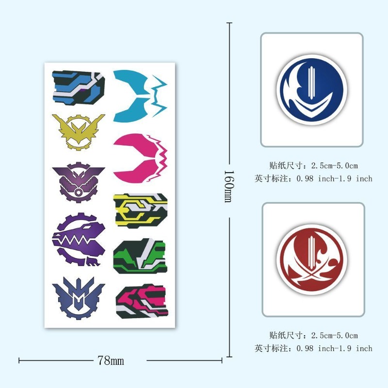 60 시트 가면 라이더 로고 스티커 크리 에이 티브 데 - Phone Accessories Logo 리뷰 및 가격